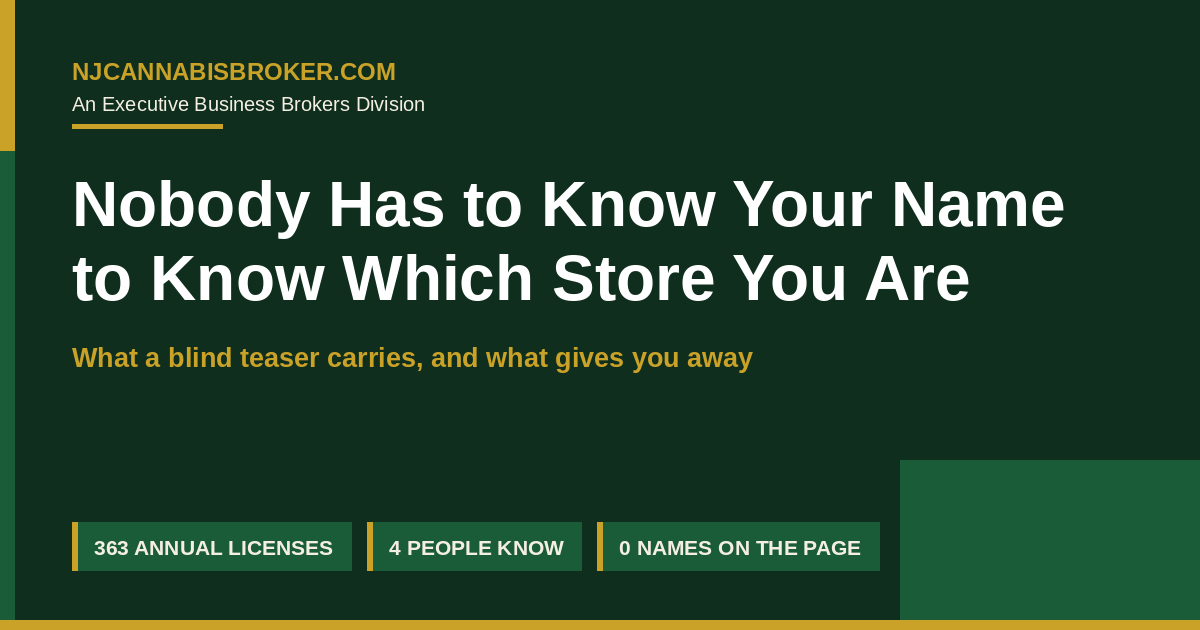 Nobody Has to Know Your Name to Know Which Store You Are